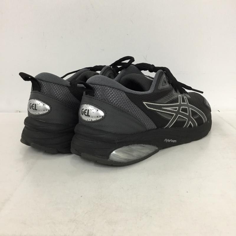 アシックス ASICS スニーカー スニーカー 1203A601 25cm 25.0cm 無地 黒 / ブラック / black X 灰 / グレー / gray メンズ USED 古着 中古 10161913