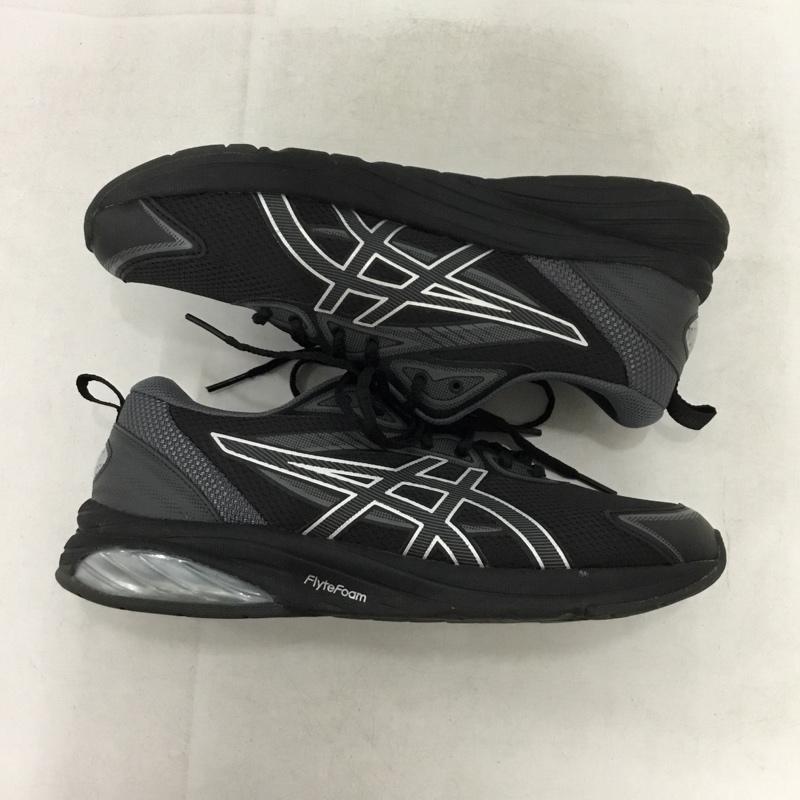 アシックス ASICS スニーカー スニーカー 1203A601 25cm 25.0cm 無地 黒 / ブラック / black X 灰 / グレー / gray メンズ USED 古着 中古 10161913