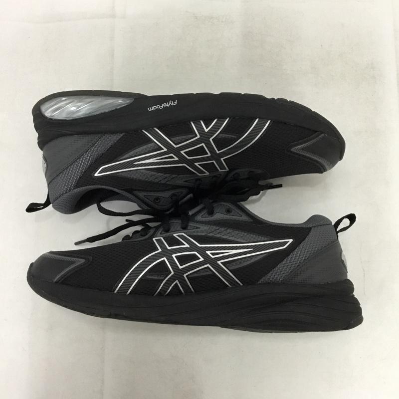 アシックス ASICS スニーカー スニーカー 1203A601 25cm 25.0cm 無地 黒 / ブラック / black X 灰 / グレー / gray メンズ USED 古着 中古 10161913