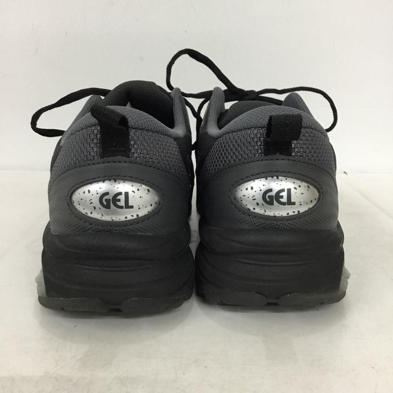 アシックス ASICS スニーカー スニーカー 1203A601 25cm 25.0cm 無地 黒 / ブラック / black X 灰 / グレー / gray メンズ USED 古着 中古 10161913