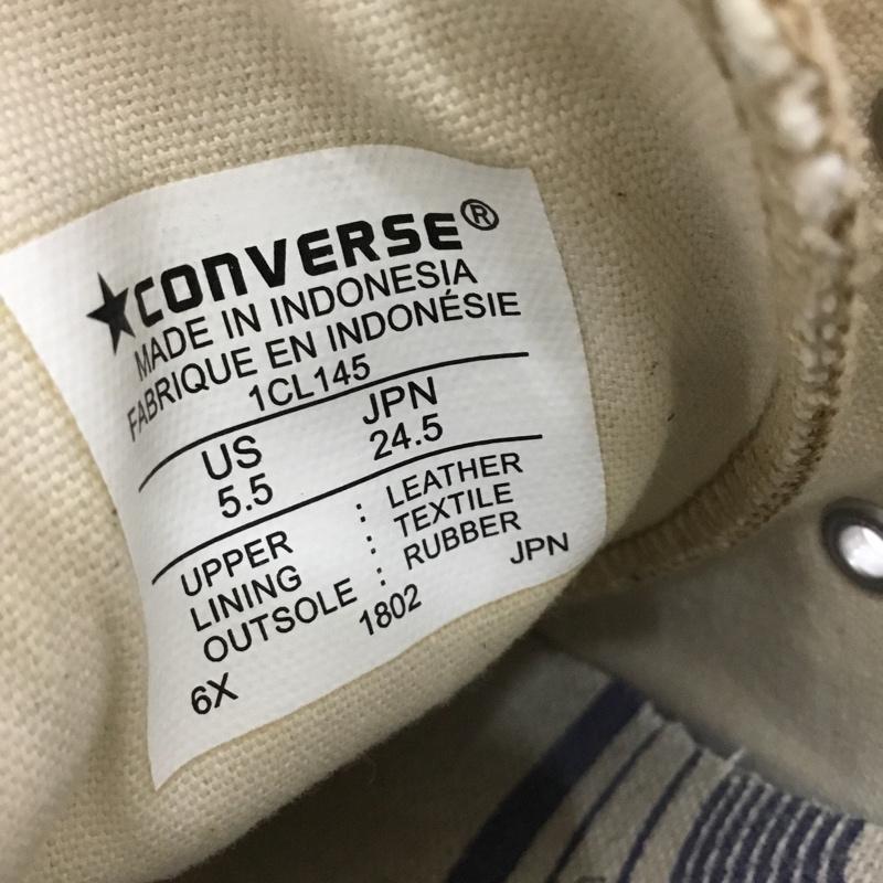 コンバース CONVERSE スニーカー スニーカー 1CL145 24.5cm アングリッド 24.5cm 無地 ベージュ / ベージュ / beige レディース USED 古着 中古 10161915