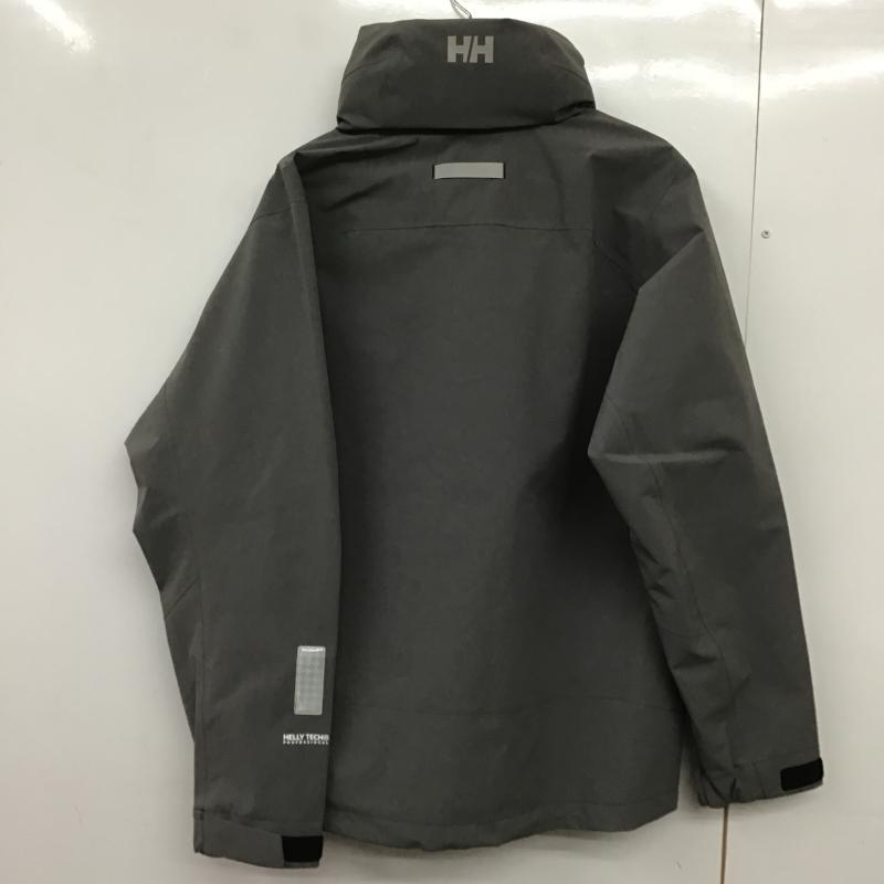 ヘリーハンセン HELLY HANSEN ジャケット、上着 ジャンパー、ブルゾン ジップアップジャケット ナイロンジャケット アウター L ロゴ、文字 灰 / グレー / gray メンズ USED 古着 中古 10161916