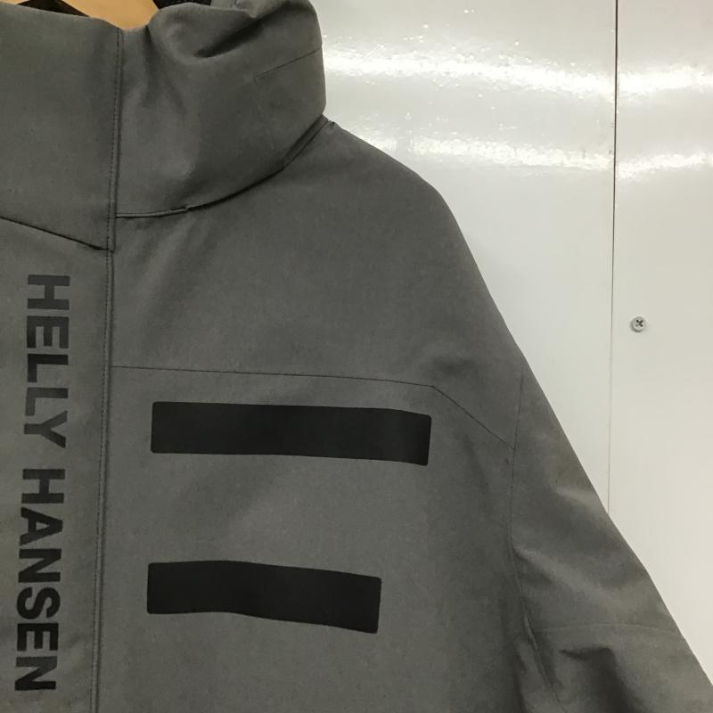 ヘリーハンセン HELLY HANSEN ジャケット、上着 ジャンパー、ブルゾン ジップアップジャケット ナイロンジャケット アウター L ロゴ、文字 灰 / グレー / gray メンズ USED 古着 中古 10161916