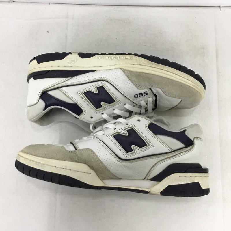 ニューバランス New Balance スニーカー スニーカー BB550WA1 アトモス 28.5cm 28.5cm 無地 白 / ホワイト / white X 紺 / ネイビー / navy メンズ USED 古着 中古 10161917