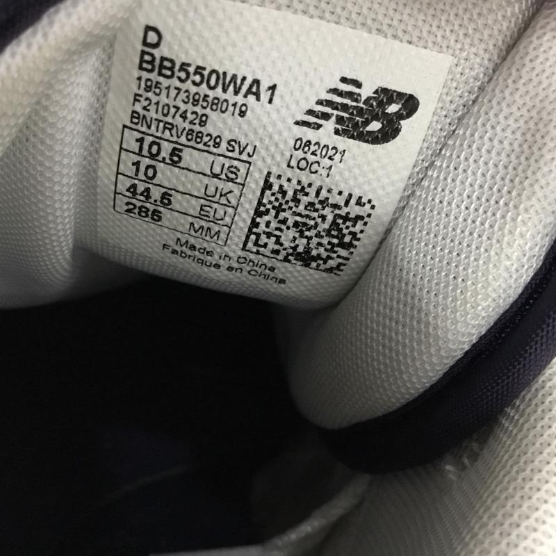 ニューバランス New Balance スニーカー スニーカー BB550WA1 アトモス 28.5cm 28.5cm 無地 白 / ホワイト / white X 紺 / ネイビー / navy メンズ USED 古着 中古 10161917