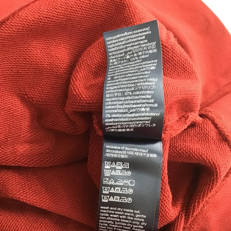 トミーヒルフィガー TOMMY HILFIGER パーカー 長袖 M ロゴ、文字 えんじ / ワインレッド / dark red メンズ USED 古着 中古 10161919