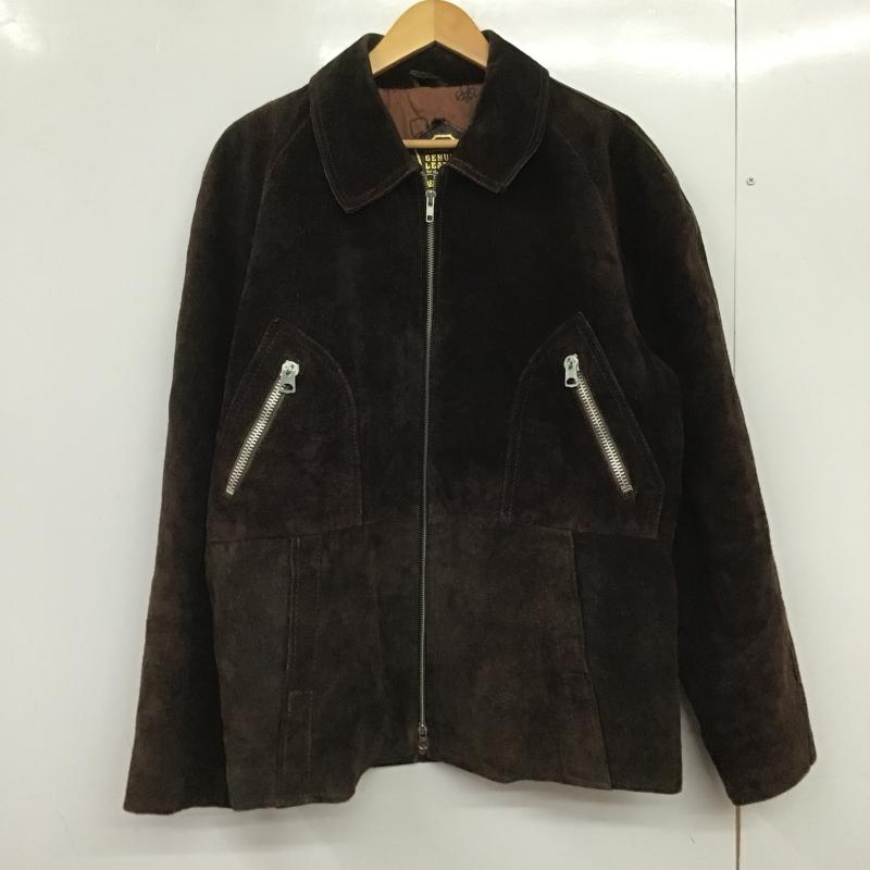 古着 USED ジャケット、上着 ジャンパー、ブルゾン ジップアップジャケット アウター 古着 3 無地 茶 / ブラウン / brown メンズ USED 古着 中古 10161920