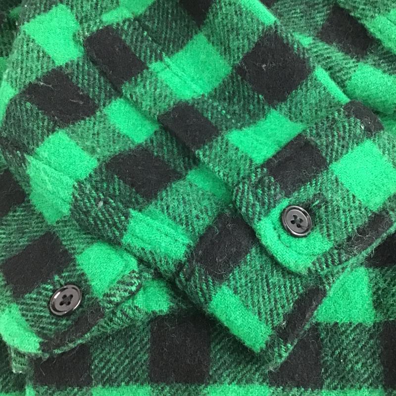 ウールリッチ WOOLRICH シャツ、ブラウス 長袖 長袖シャツ チェックシャツ カラーシャツ M チェック 緑 / グリーン / green メンズ USED 古着 中古 10161923