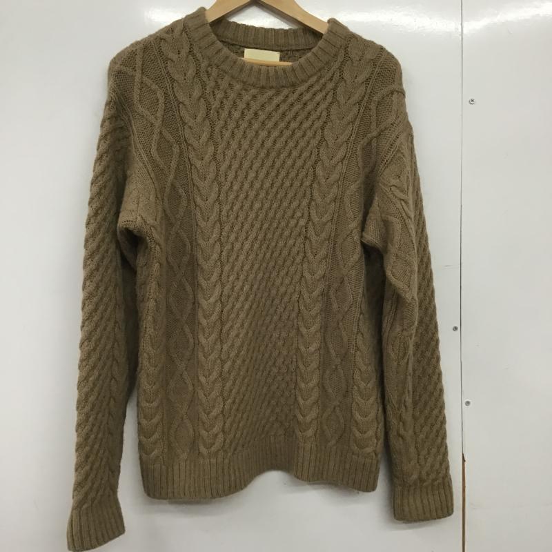 フリークスストア FREAK S STORE ニット、セーター 長袖 長袖ニットカットソー クルーネック セーター S  ベージュ / ベージュ / beige メンズ USED 古着 中古 10161924