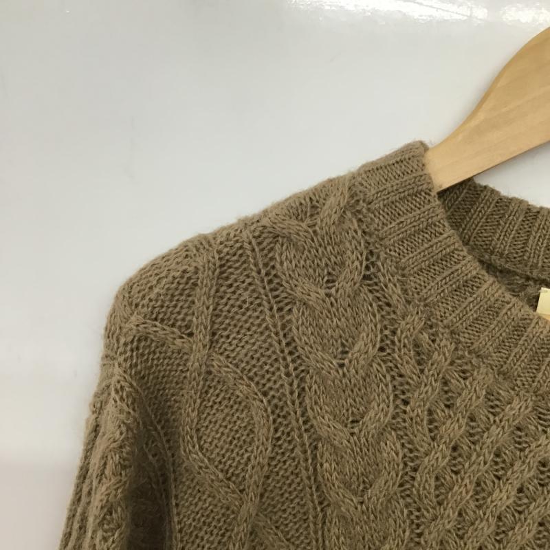 フリークスストア FREAK S STORE ニット、セーター 長袖 長袖ニットカットソー クルーネック セーター S  ベージュ / ベージュ / beige メンズ USED 古着 中古 10161924