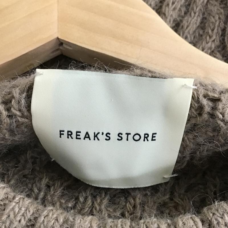フリークスストア FREAK S STORE ニット、セーター 長袖 長袖ニットカットソー クルーネック セーター S  ベージュ / ベージュ / beige メンズ USED 古着 中古 10161924