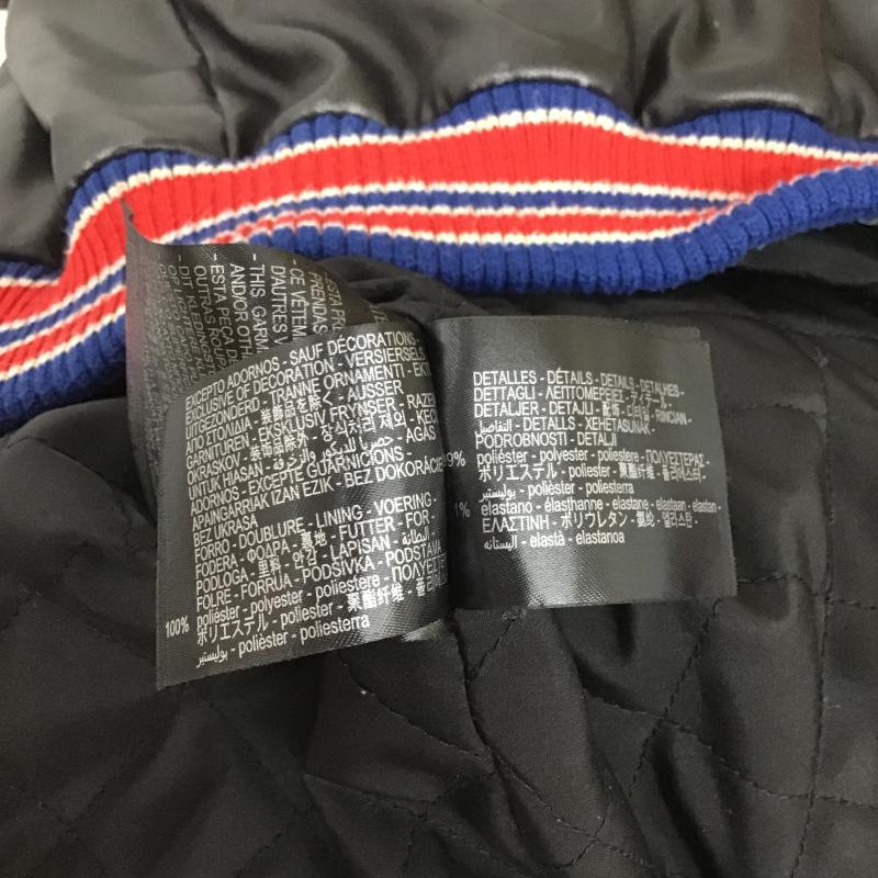 ザラ ZARA ジャケット、上着 ジャンパー、ブルゾン スタジャン アウター 古着 前ボタン L ロゴ、文字 黒 / ブラック / black メンズ USED 古着 中古 10161925