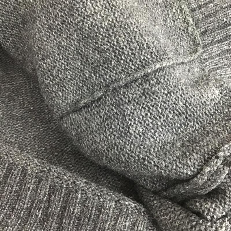 ポロバイラルフローレン Polo by RALPH LAUREN カーディガン 長袖 長袖カーディガン 前ボタン ニットカーディガン M ロゴ、文字 ダークグレー / ダークグレー / メンズ USED 古着 中古 10161926