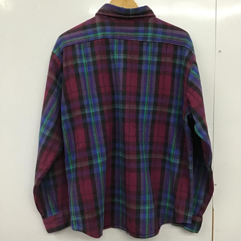 ファイブブラザー FIVE BROTHER シャツ、ブラウス 長袖 長袖シャツ チェックシャツ カラーシャツ XL チェック マルチカラー / マルチカラー / multicolor メンズ USED 古着 中古 10161930