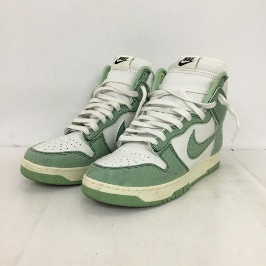 ナイキ NIKE スニーカー スニーカー DV1143-300 WMNS DUNK HIGH 1985 25.5cm 25.5cm ロゴ、文字 白 / ホワイト / white X 薄緑 / ライトグリーン / レディース USED 古着 中古 10161934