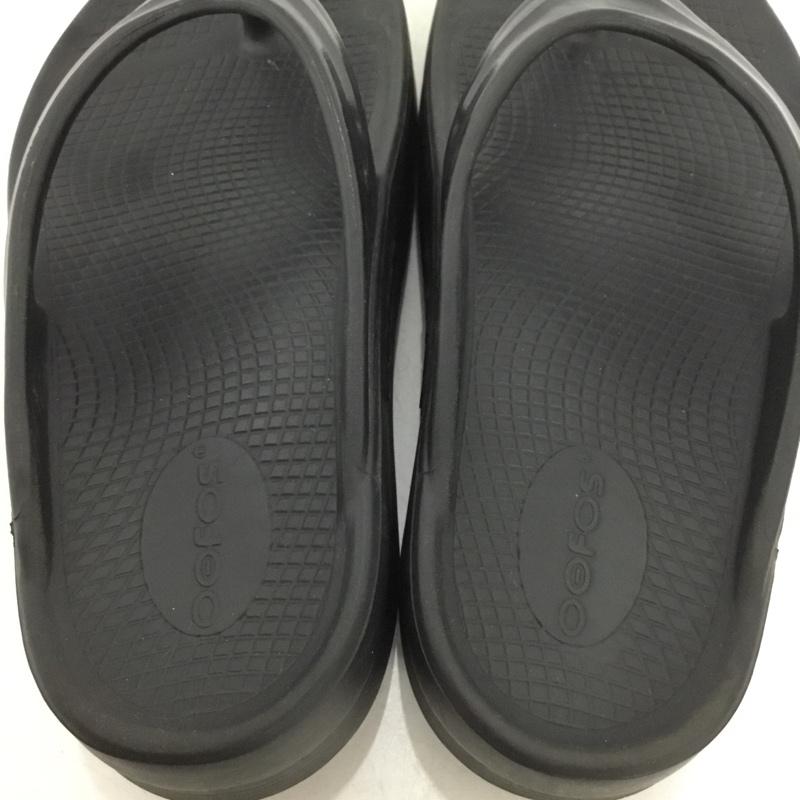 ウーフォス OOFOS サンダル サンダル 無地 黒 / ブラック / black レディース USED 古着 中古 10161937