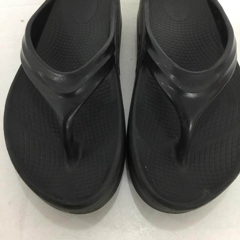 ウーフォス OOFOS サンダル サンダル 無地 黒 / ブラック / black レディース USED 古着 中古 10161937