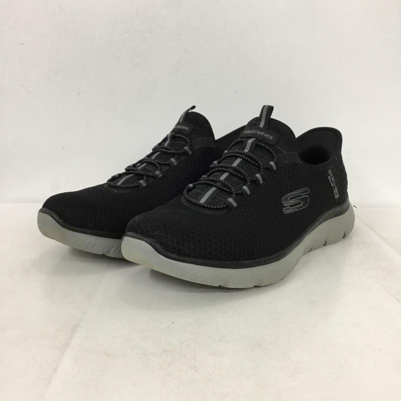 スケッチャーズ SKECHERS スニーカー スニーカー 232457W スリップインズ サミッツ ハイ レンジ 27.5cm 27.5cm ロゴ、文字 黒 / ブラック / black メンズ USED 古着 中古 10161940