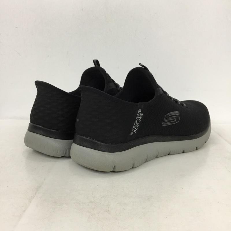 スケッチャーズ SKECHERS スニーカー スニーカー 232457W スリップインズ サミッツ ハイ レンジ 27.5cm 27.5cm ロゴ、文字 黒 / ブラック / black メンズ USED 古着 中古 10161940