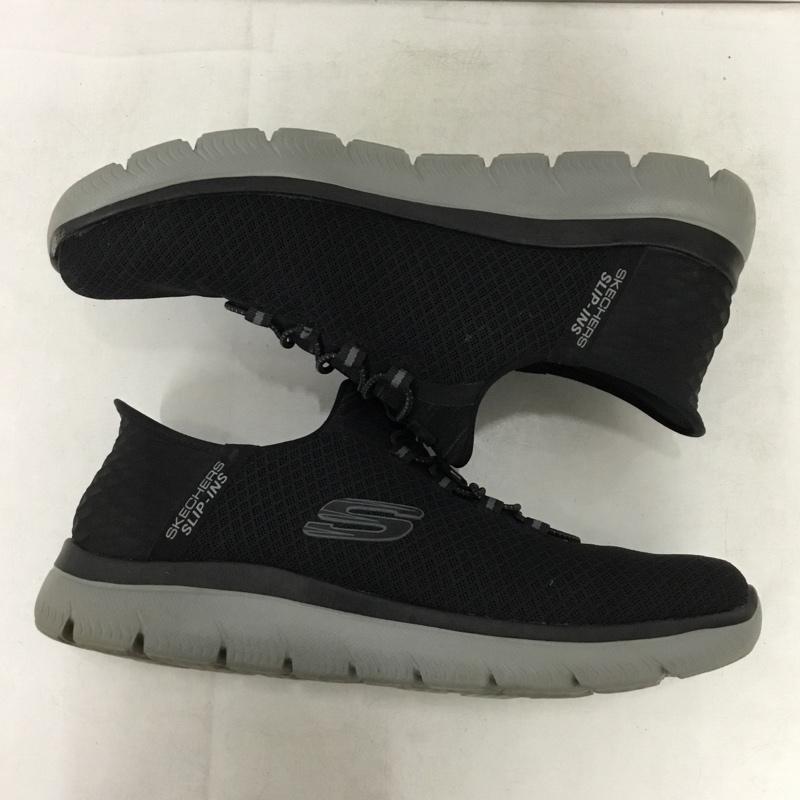 スケッチャーズ SKECHERS スニーカー スニーカー 232457W スリップインズ サミッツ ハイ レンジ 27.5cm 27.5cm ロゴ、文字 黒 / ブラック / black メンズ USED 古着 中古 10161940