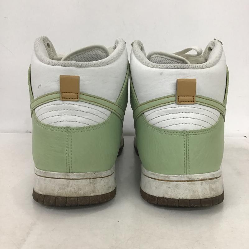 ナイキ NIKE スニーカー スニーカー DQ7680-300 DUNK HI RETRO SE 28.5cm 28.5cm ロゴ、文字 白 / ホワイト / white X 薄緑 / ライトグリーン / メンズ USED 古着 中古 10161941