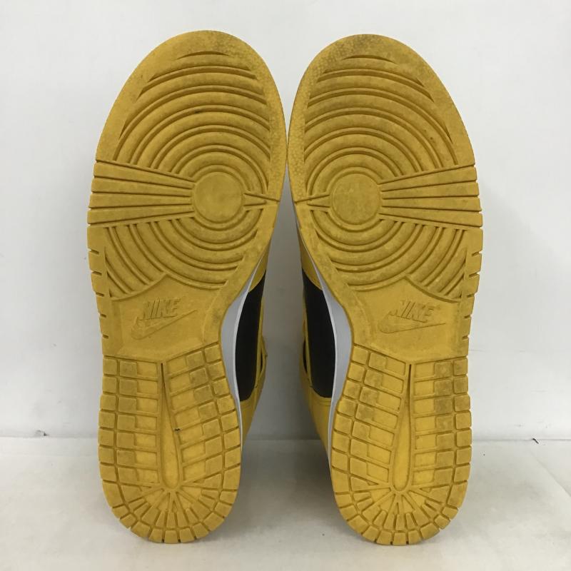 ナイキ NIKE スニーカー スニーカー HJ4320-001 DUNK HI RETRO PREMIUM 28.5cm 28.5cm ワンポイント 黒 / ブラック / black X 黄 / イエロー / yellow メンズ USED 古着 中古 10161945