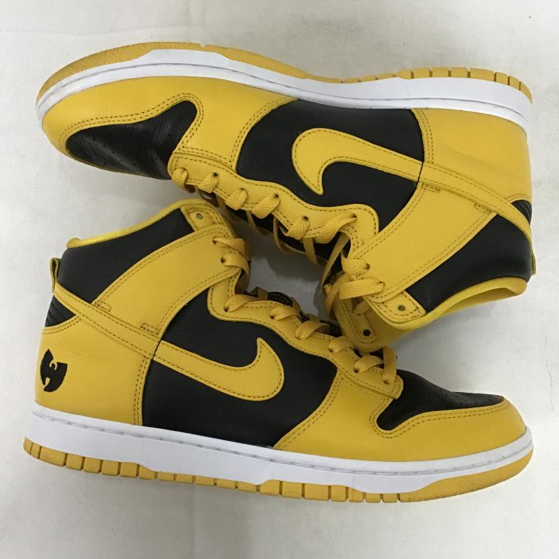 ナイキ NIKE スニーカー スニーカー HJ4320-001 DUNK HI RETRO PREMIUM 28.5cm 28.5cm ワンポイント 黒 / ブラック / black X 黄 / イエロー / yellow メンズ USED 古着 中古 10161945