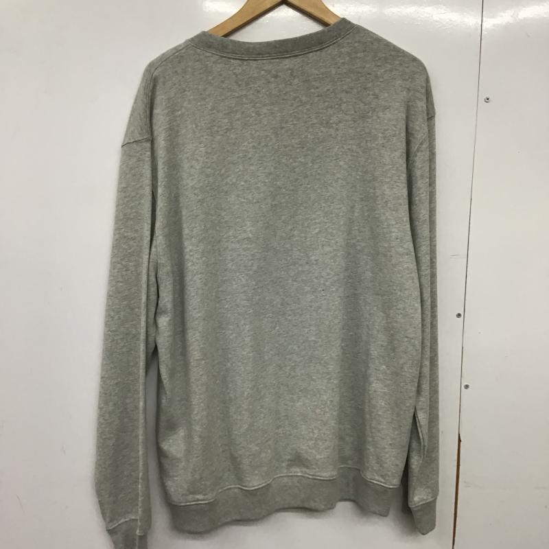 ギャップ GAP トレーナー 長袖 長袖トレーナー スウェット クルーネック プルオーバー L ロゴ、文字 灰 / グレー / gray メンズ USED 古着 中古 10161950