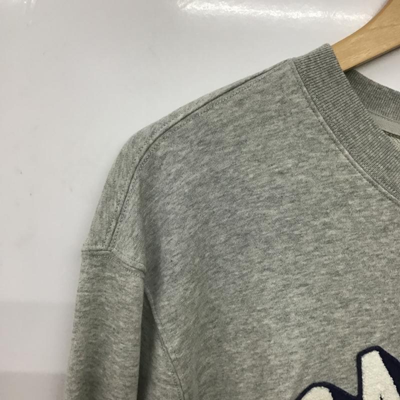 ギャップ GAP トレーナー 長袖 長袖トレーナー スウェット クルーネック プルオーバー L ロゴ、文字 灰 / グレー / gray メンズ USED 古着 中古 10161950