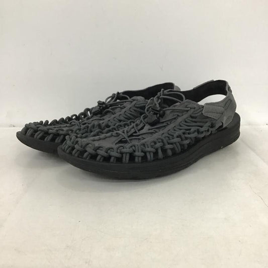 キーン KEEN サンダル サンダル 1026335 UNEEK 28cm 28.0cm ロゴ、文字 ダークグレー / ダークグレー / メンズ USED 古着 中古 10161952