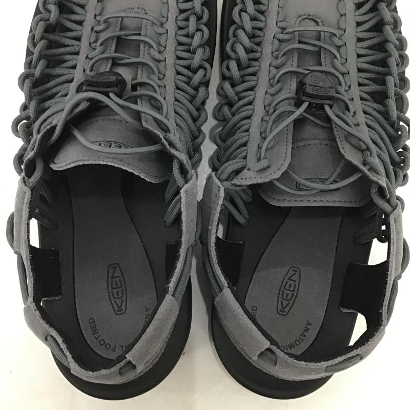 キーン KEEN サンダル サンダル 1026335 UNEEK 28cm 28.0cm ロゴ、文字 ダークグレー / ダークグレー / メンズ USED 古着 中古 10161952