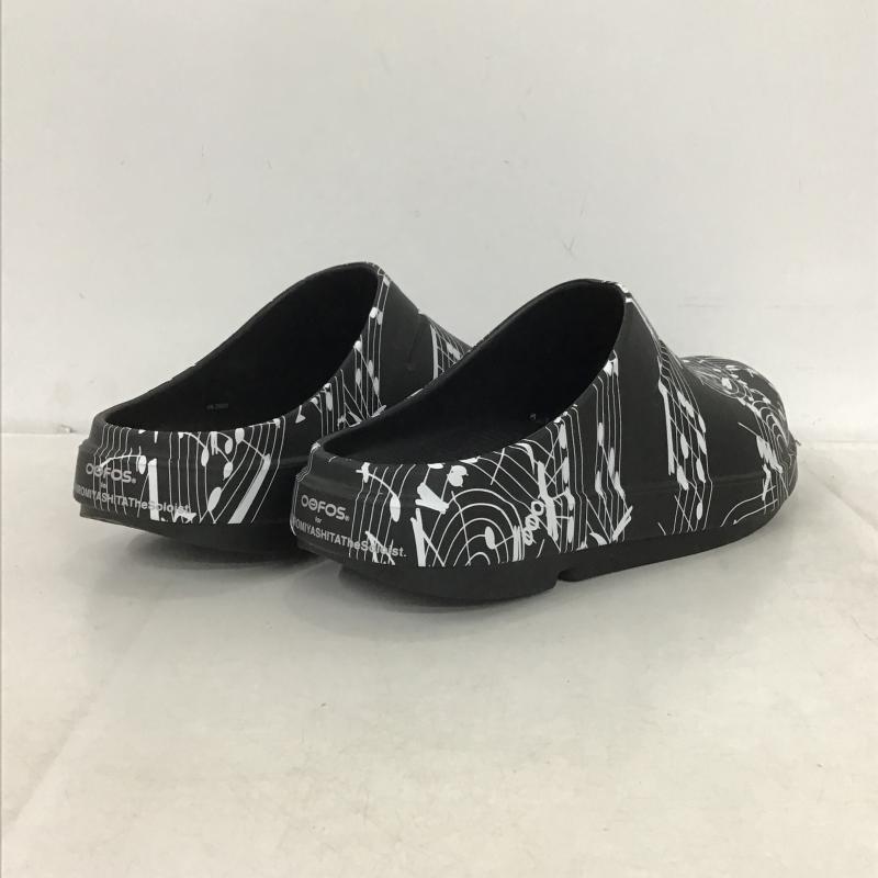 タカヒロ ミヤシタ ザ ソロイスト TAKAHIRO MIYASHITA The SoloIst. サンダル サンダル SOF.0026 clog EU41 27cm 27.0cm 総柄 黒 / ブラック / black メンズ USED 古着 中古 10161955