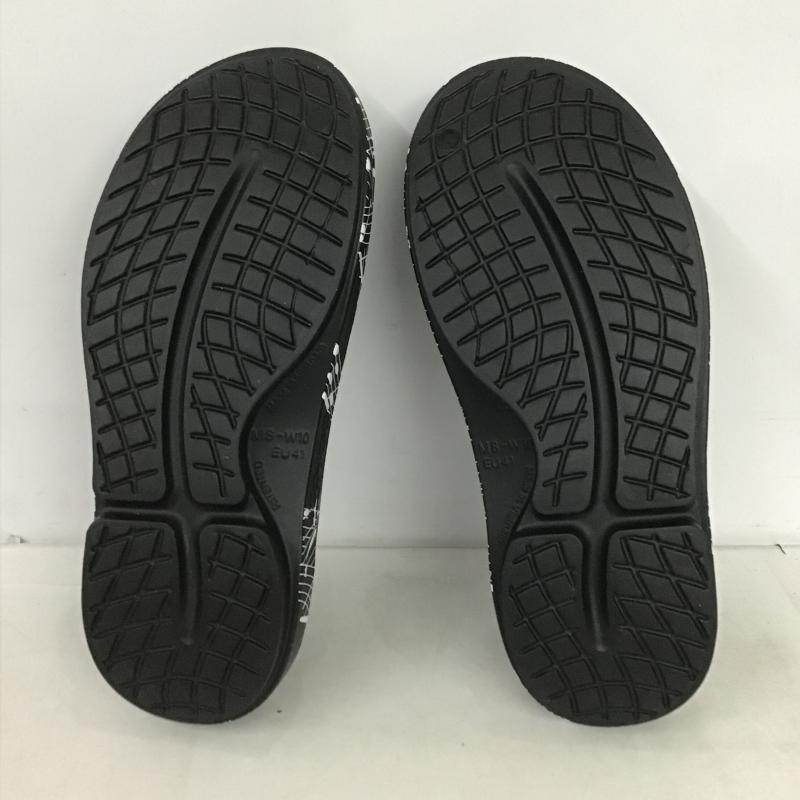 タカヒロ ミヤシタ ザ ソロイスト TAKAHIRO MIYASHITA The SoloIst. サンダル サンダル SOF.0026 clog EU41 27cm 27.0cm 総柄 黒 / ブラック / black メンズ USED 古着 中古 10161955