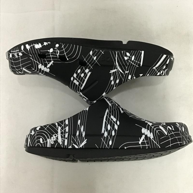 タカヒロ ミヤシタ ザ ソロイスト TAKAHIRO MIYASHITA The SoloIst. サンダル サンダル SOF.0026 clog EU41 27cm 27.0cm 総柄 黒 / ブラック / black メンズ USED 古着 中古 10161955