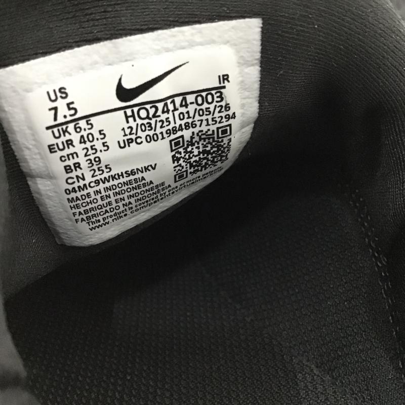 ナイキ NIKE スニーカー スニーカー HQ2414-003 REVOLUTION 8 EASYON スリッポン 25.5cm 25.5cm ロゴ、文字 黒 / ブラック / black メンズ USED 古着 中古 10161957