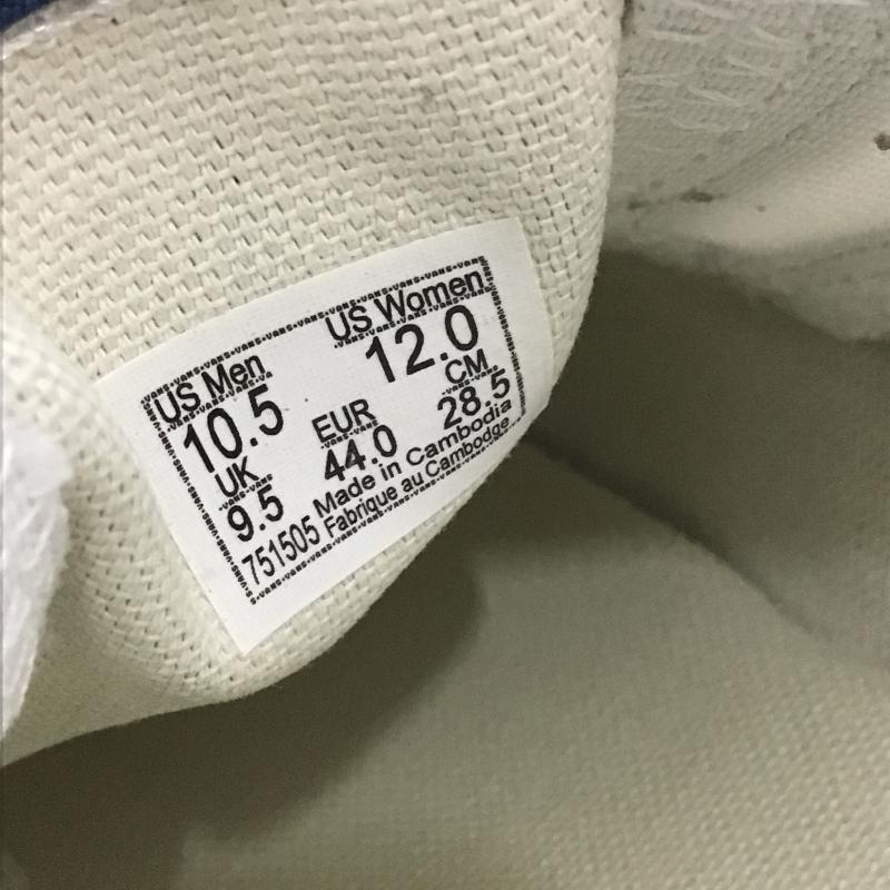 バンズ VANS スリッポン スリッポン 751505 スニーカー 28.5cm 28.5cm ロゴ、文字 青 / ブルー / blue メンズ USED 古着 中古 10161958