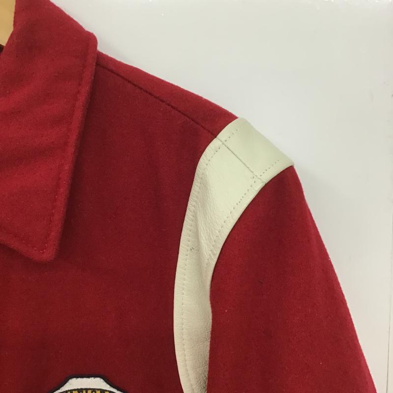 トミーヒルフィガー TOMMY HILFIGER ジャケット、上着 ジャンパー、ブルゾン スタジャン アウター 古着 前ボタン S ロゴ、文字 赤 / レッド / red メンズ USED 古着 中古 10161959