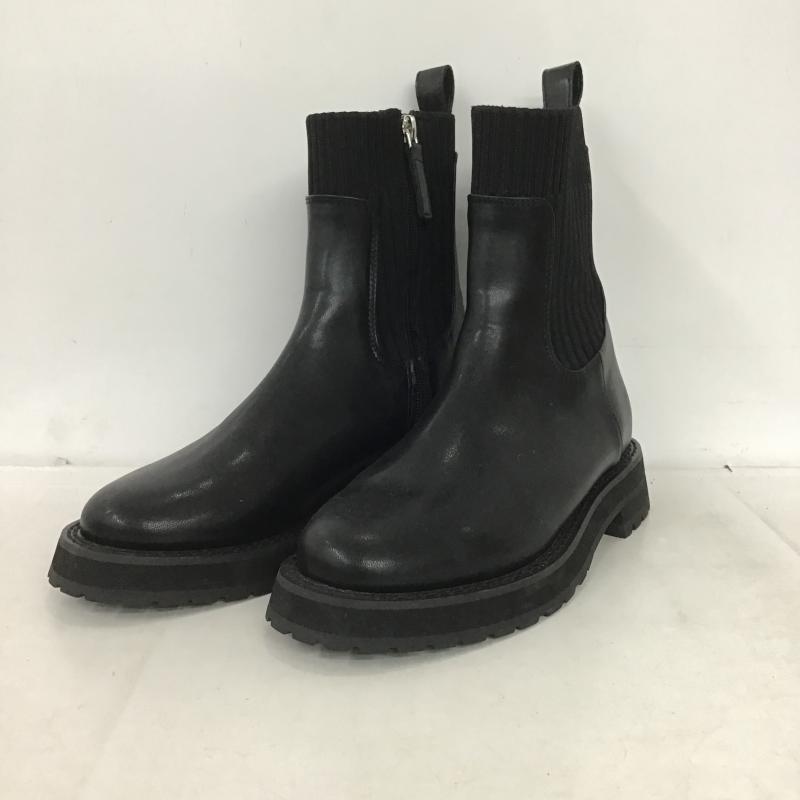 グリーンレーベルリラクシング green label relaxing ブーツ ショートブーツ サイドゴアブーツ サイドファスナー S 無地 黒 / ブラック / black レディース USED 古着 中古 10161961