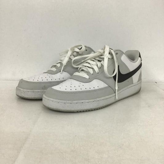 ナイキ NIKE スニーカー スニーカー HV0927-097 コート ビジョン ロー 25.5cm 25.5cm ロゴ、文字 白 / ホワイト / white X 灰 / グレー / gray X 黒 / ブラック / black メンズ USED 古着 中古 10161962