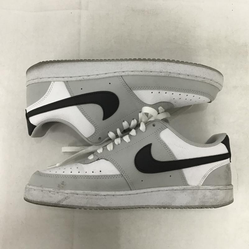 ナイキ NIKE スニーカー スニーカー HV0927-097 コート ビジョン ロー 25.5cm 25.5cm ロゴ、文字 白 / ホワイト / white X 灰 / グレー / gray X 黒 / ブラック / black メンズ USED 古着 中古 10161962