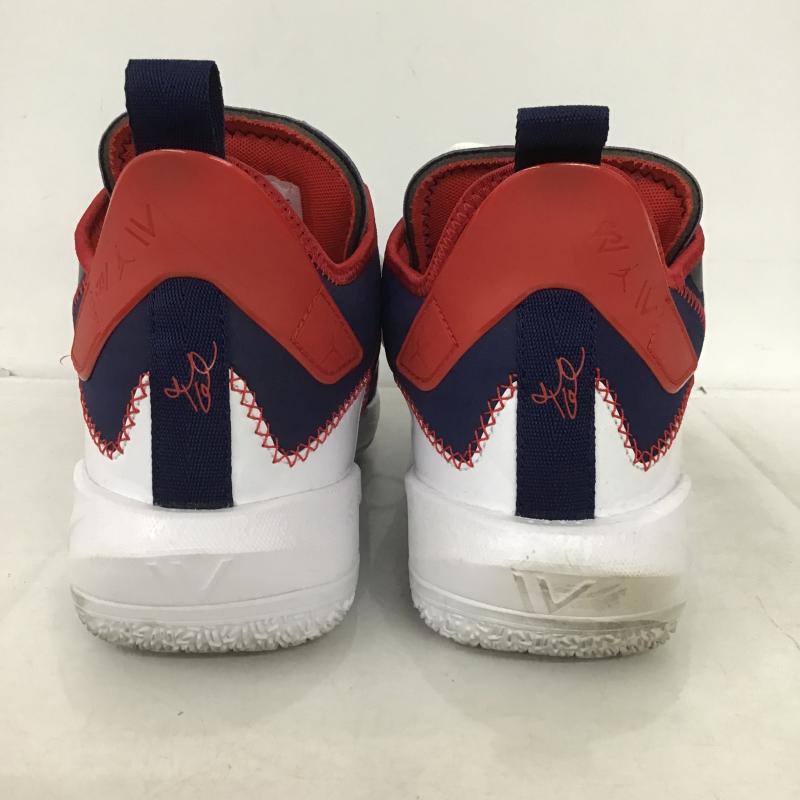 ナイキ NIKE スニーカー スニーカー DD4886-400 JORDAN WHY NOT ZER0.4 PF 26cm 26.0cm ロゴ、文字 白 / ホワイト / white X 紺 / ネイビー / navy X 赤 / レッド / red メンズ USED 古着 中古 10161963