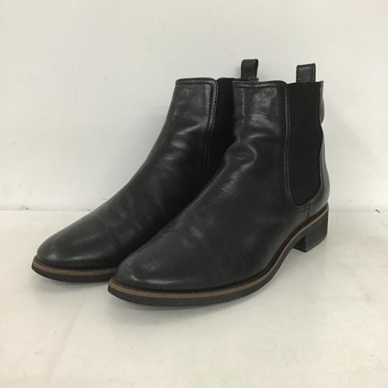 ツモリチサト TSUMORI CHISATO ブーツ ショートブーツ 23.5cm 無地 黒 / ブラック / black レディース USED 古着 中古 10161964
