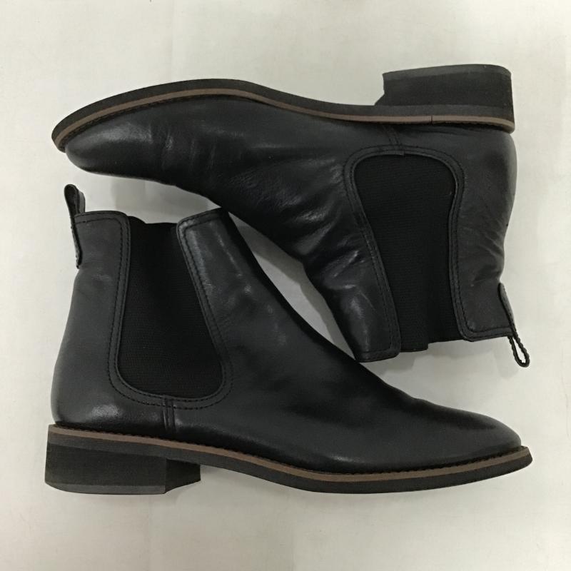 ツモリチサト TSUMORI CHISATO ブーツ ショートブーツ 23.5cm 無地 黒 / ブラック / black レディース USED 古着 中古 10161964