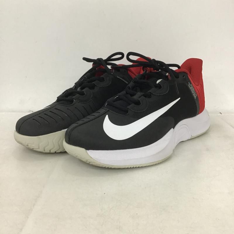 ナイキ NIKE スニーカー スニーカー CK7513-005 NikeCourt エア ズーム GP Turbo 26cm 26.0cm 無地 白 / ホワイト / white X 黒 / ブラック / black X 赤 / レッド / red メンズ USED 古着 中古 10161966