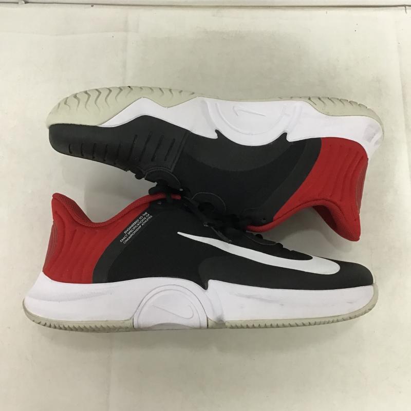 ナイキ NIKE スニーカー スニーカー CK7513-005 NikeCourt エア ズーム GP Turbo 26cm 26.0cm 無地 白 / ホワイト / white X 黒 / ブラック / black X 赤 / レッド / red メンズ USED 古着 中古 10161966