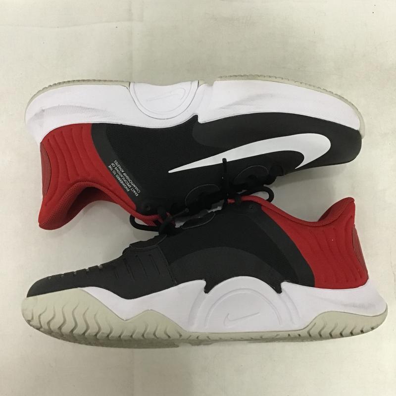 ナイキ NIKE スニーカー スニーカー CK7513-005 NikeCourt エア ズーム GP Turbo 26cm 26.0cm 無地 白 / ホワイト / white X 黒 / ブラック / black X 赤 / レッド / red メンズ USED 古着 中古 10161966