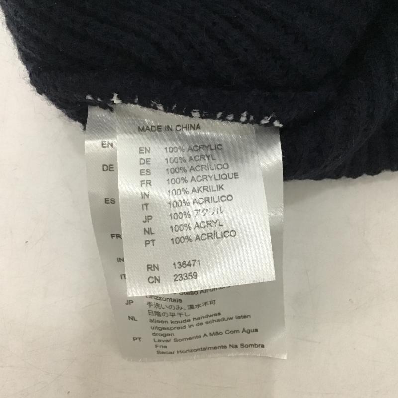 デウスエクスマキナ DEUS EX MACHINA 帽子 ニット帽 ロゴ、文字 紺 / ネイビー / navy メンズ USED 古着 中古 10161969