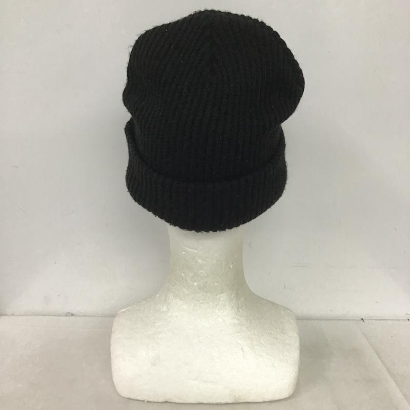 デウスエクスマキナ DEUS EX MACHINA 帽子 ニット帽 ロゴ、文字 黒 / ブラック / black メンズ USED 古着 中古 10161971