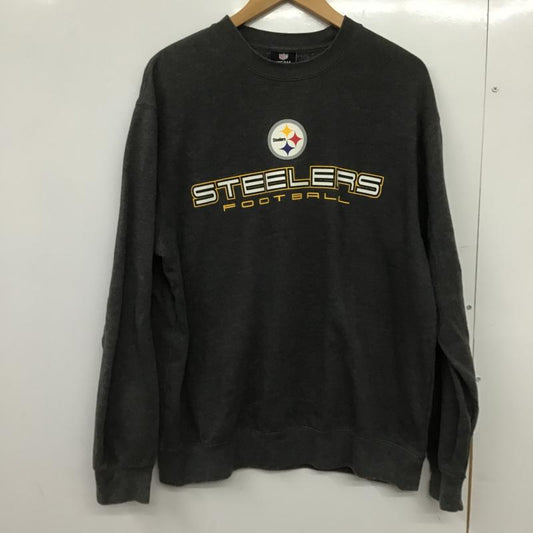 ナショナルフットボールリーグ NFL トレーナー 長袖 長袖トレーナー スウェット クルーネック プルオーバー ロゴ、文字 ダークグレー / ダークグレー / メンズ USED 古着 中古 10161972