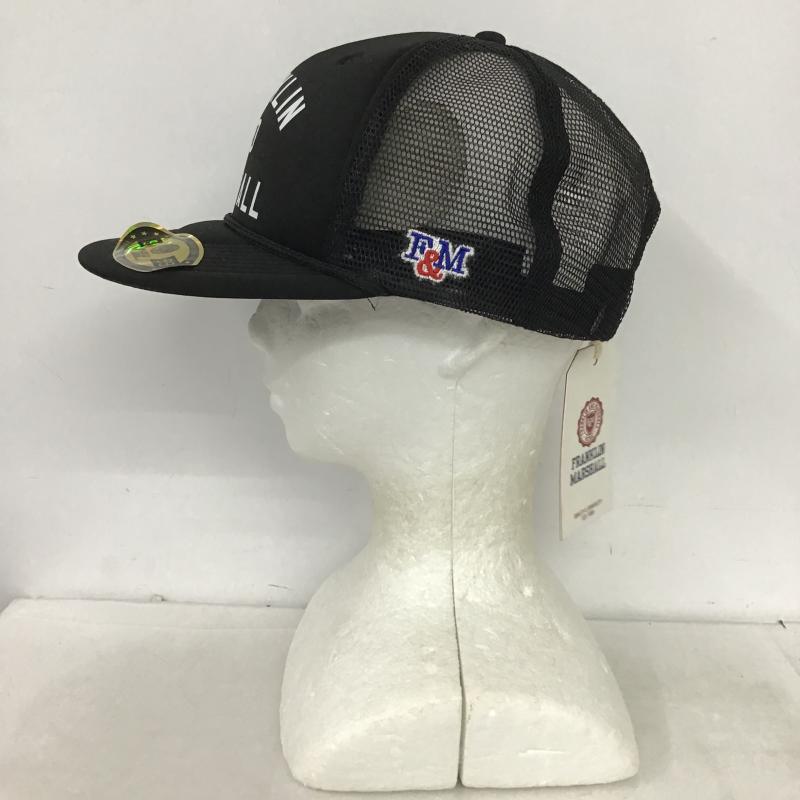 フランクリンマーシャル FRANKLIN&MARSHALL 帽子 キャップ メッシュキャップ ロゴ、文字 黒 / ブラック / black メンズ USED 古着 中古 10161974